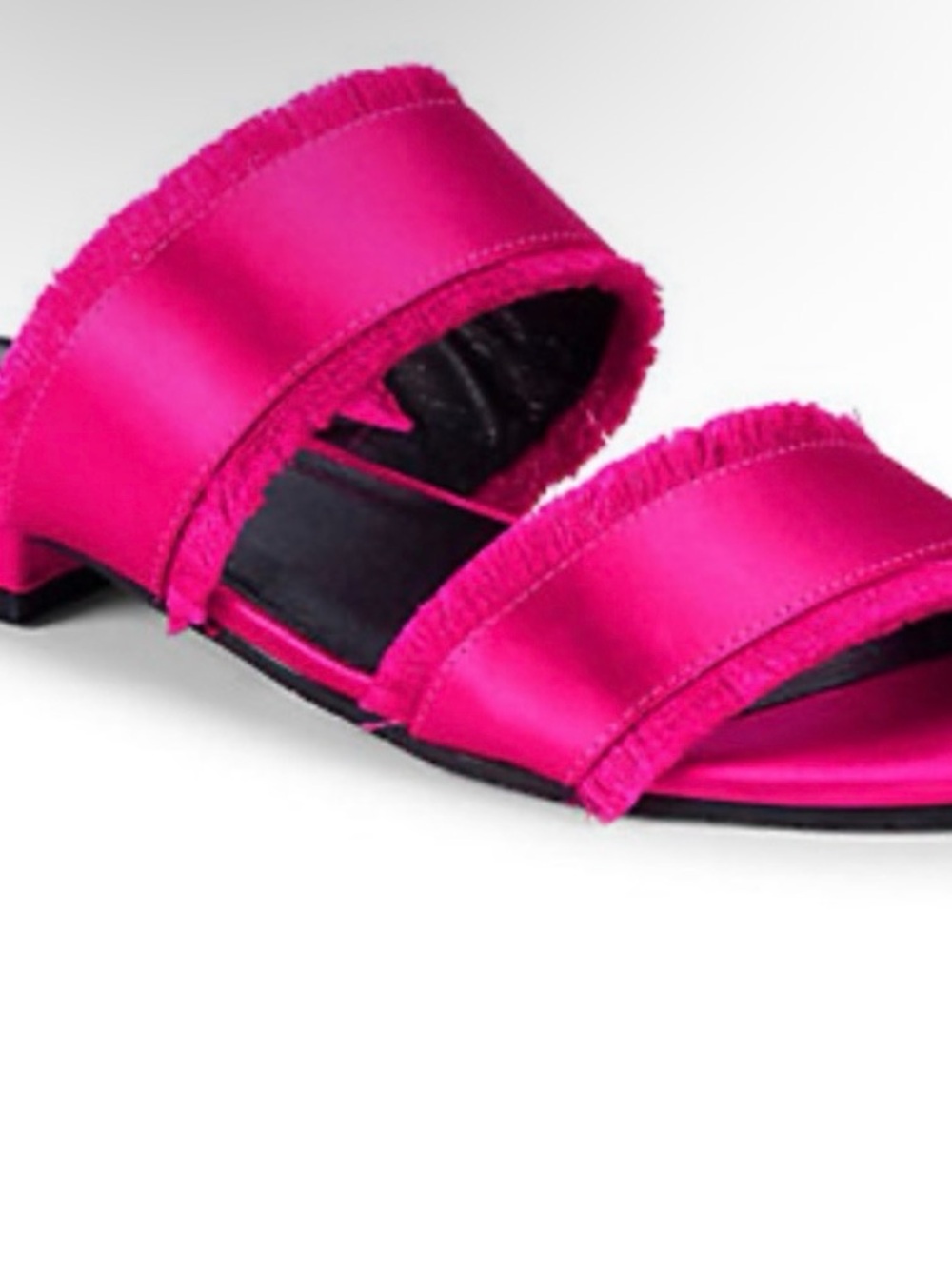 Kenneth Cole Women's Double-Strap Slide Sandals in Hot Pink